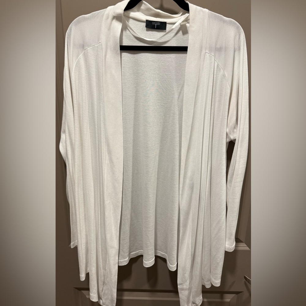 Tahari Draped Cardigan